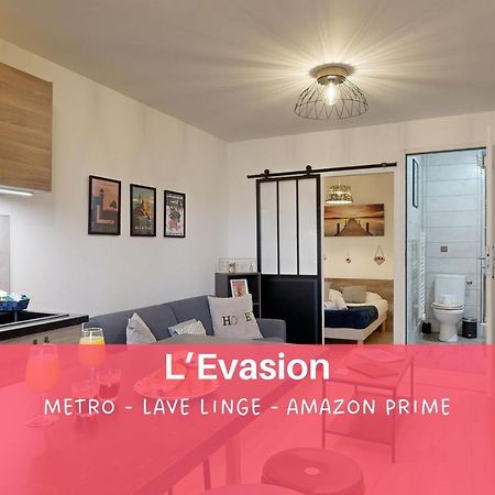 Expat Renting - L'Evasion - Saint Michel - Metro Apartment Toulouse Luaran gambar